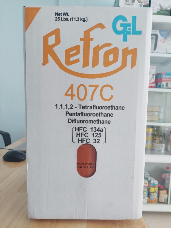 Gas lạnh Refron R407C (Bình 11.3Kg) Ấn Độ